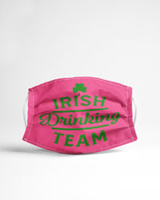 Load image into Gallery viewer, Irsih Drinking Team Green Shamrock St Patrick's Day Cloth Face Mask
