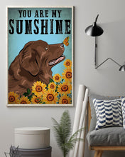 Load image into Gallery viewer, Newfoundland You Are My Sunshine Gift For Dog Lovers Vertical Poster
