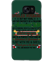 Load image into Gallery viewer, Perfect Gift For Husband Christmas Punch You In The Threat Phone case
