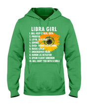 Load image into Gallery viewer, Birthday Gift For Libra Girl Will Bury You With A Smile Hoodie
