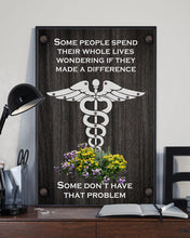 Load image into Gallery viewer, Nurse They Made A Difference Veteranary Symbol Meaningful Gift Vertical Poster
