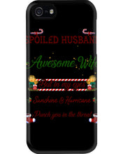 Load image into Gallery viewer, Perfect Gift For Husband Christmas Punch You In The Threat Phone case
