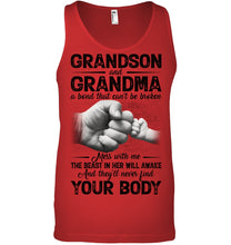 Load image into Gallery viewer, Can't Be Broken Grandma And Grandson Unisex Tank Top
