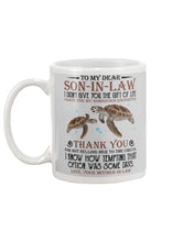 Load image into Gallery viewer, Turtle Gift For Son In Law I Gave You Gorgeous Daughter Mug
