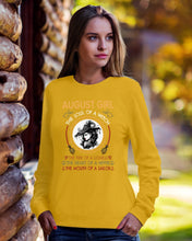 Load image into Gallery viewer, Birthday Gift For August Girl The Soul Of A Witch Sweatshirt
