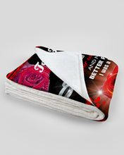 Load image into Gallery viewer, Custom Name Gift For Wife Red Rose Love You Forever And Always Fleece Blanket
