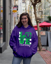 Load image into Gallery viewer, Teaching Love Clover St Patrick's Day Gift Hoodie
