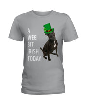 Load image into Gallery viewer, Patterdale Terrier Irish Today St. Patrick's Day Printed Mug Ladies Tee
