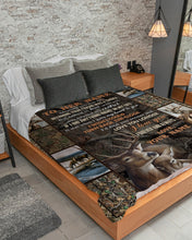 Load image into Gallery viewer, Love You Longer Deer Custom Name Gift For Girlfriend Sherpa Blanket
