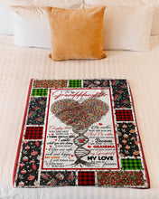 Load image into Gallery viewer, Christmas Decoration My Love For You Is Forever Gift For Granddaughter Fleece Blanket
