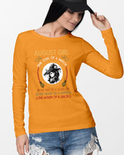 Load image into Gallery viewer, Birthday Gift For August Girl The Soul Of A Witch Unisex Long Sleeve
