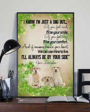 Load image into Gallery viewer, I'll Always Be By Your Side Labrador Clover St Patrick's Day Gift Vertical Poster
