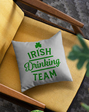Load image into Gallery viewer, Irsih Drinking Team Green Shamrock St Patrick's Day Pillow Cover
