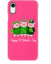 Load image into Gallery viewer, Pig Wear Plaid Shirt And Top Hat St Patrick's Day Gift Phone case
