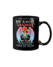 Load image into Gallery viewer, My Angel Grandpa Who Watched Over My Back Mug
