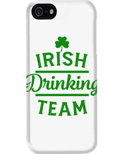 Load image into Gallery viewer, Irsih Drinking Team Green Shamrock St Patrick's Day Phone case
