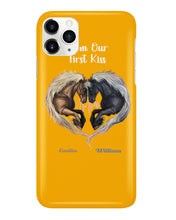 Load image into Gallery viewer, Horses From Our First Kiss Custom Name Gift For Girlfriend Phone case
