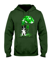 Load image into Gallery viewer, Border Collie Patrick Balloons St. Patrick's Day Color Changing Mug Hoodie
