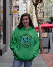 Load image into Gallery viewer, Blue Butterfly Gift For Angel Grandma Your Wings Were Ready Hoodie
