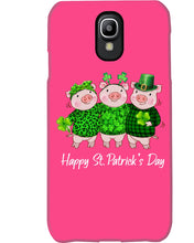 Load image into Gallery viewer, Pig Wear Plaid Shirt And Top Hat St Patrick's Day Gift Phone case
