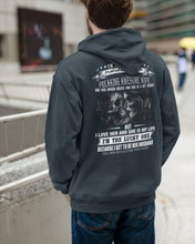 Load image into Gallery viewer, Amazing Gift For Husband She Love Me So Much Skull Hoodie
