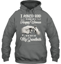 Load image into Gallery viewer, God Sent Me My Grandkids Gift For Grandma Hoodie
