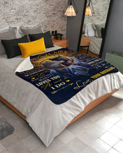 Load image into Gallery viewer, I'm Not Perfect Black And White Wolves Gift For Wife Sherpa Blanket
