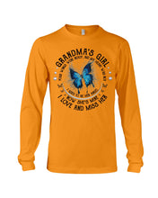 Load image into Gallery viewer, Blue Butterfly Gift For Angel Grandma Your Wings Were Ready Unisex Long Sleeve
