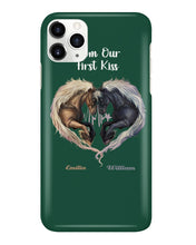 Load image into Gallery viewer, Horses From Our First Kiss Custom Name Gift For Girlfriend Phone case
