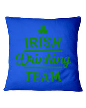 Load image into Gallery viewer, Irsih Drinking Team Green Shamrock St Patrick's Day Pillow Cover
