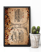 Load image into Gallery viewer, Autumn Tree How Much I Love You Mom Gift For Daughter Vertical Poster
