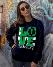 Load image into Gallery viewer, Teaching Love Clover St Patrick's Day Gift Sweatshirt
