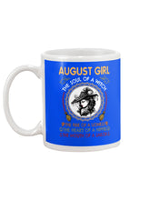 Load image into Gallery viewer, Birthday Gift For August Girl The Soul Of A Witch Mug
