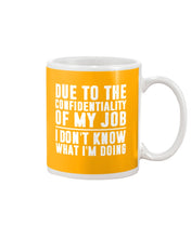 Load image into Gallery viewer, I Don't Know What I'm Doing Black And White Printed Mug Mug
