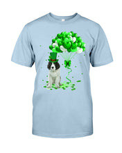 Load image into Gallery viewer, Landseer Newfie Patrick Balloons St. Patrick's Day Color Changing Mug Guys Tee
