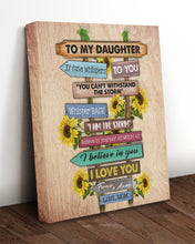 Load image into Gallery viewer, Enjoy The Ride Sunflower Mom Gift For Daughter Matte Canvas
