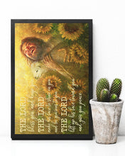 Load image into Gallery viewer, The Lord Bless You And Keep You Sunflowers Vertical Poster
