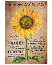 Load image into Gallery viewer, May You Stay Forever Yound Dad Gift For Daughter Vertical Poster
