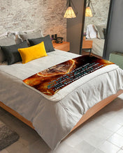 Load image into Gallery viewer, Thank For Walking Beside Me Wolf Gift For Wife Sherpa Blanket
