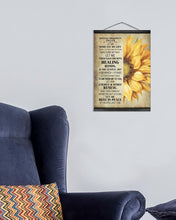 Load image into Gallery viewer, Massage Therapist Prayer Let Me Dedicate My Life Sunflowers Matte Canvas
