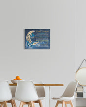 Load image into Gallery viewer, Blue Butterflies Grandma Gift For Granddaughter Think About You Matte Canvas
