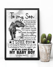 Load image into Gallery viewer, Loving You And Breathing Dad Gift For Son Vertical Poster
