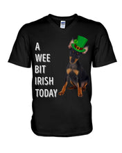 Load image into Gallery viewer, Manchester Terrier Irish Today St. Patrick's Day Printed Mug Guys V-Neck
