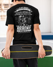 Load image into Gallery viewer, Amazing Gift For Husband She Love Me So Much Skull Guys Tee
