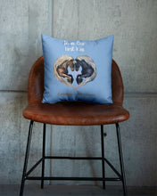 Load image into Gallery viewer, Horses From Our First Kiss Custom Name Gift For Girlfriend Pillow Cover
