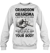 Load image into Gallery viewer, Can't Be Broken Grandma And Grandson Sweatshirt
