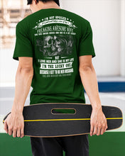 Load image into Gallery viewer, Amazing Gift For Husband She Love Me So Much Skull Guys Tee
