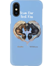 Load image into Gallery viewer, Horses From Our First Kiss Custom Name Gift For Girlfriend Phone case
