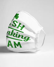 Load image into Gallery viewer, Irsih Drinking Team Green Shamrock St Patrick's Day Cloth Face Mask
