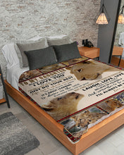 Load image into Gallery viewer, Just Do Your Best Lion Mom Gift For Daughter Sherpa Blanket
